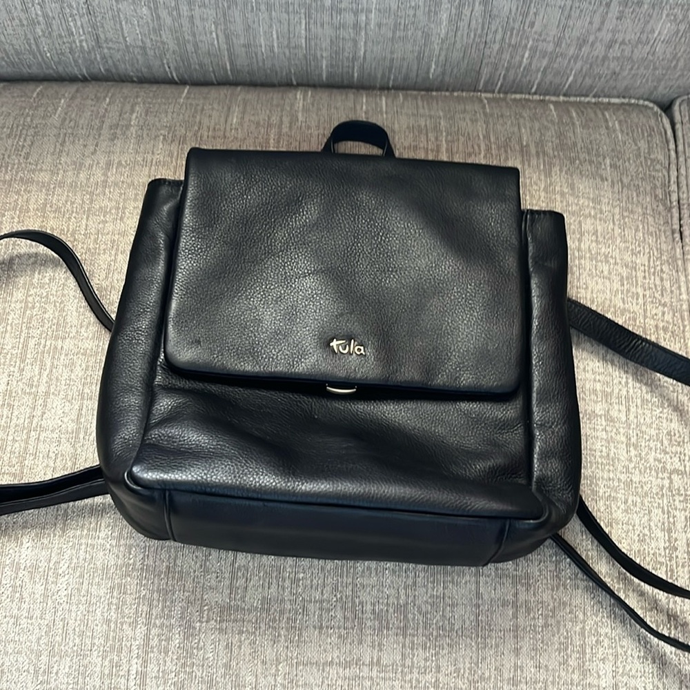 Tula bovine leather backpack, gently used